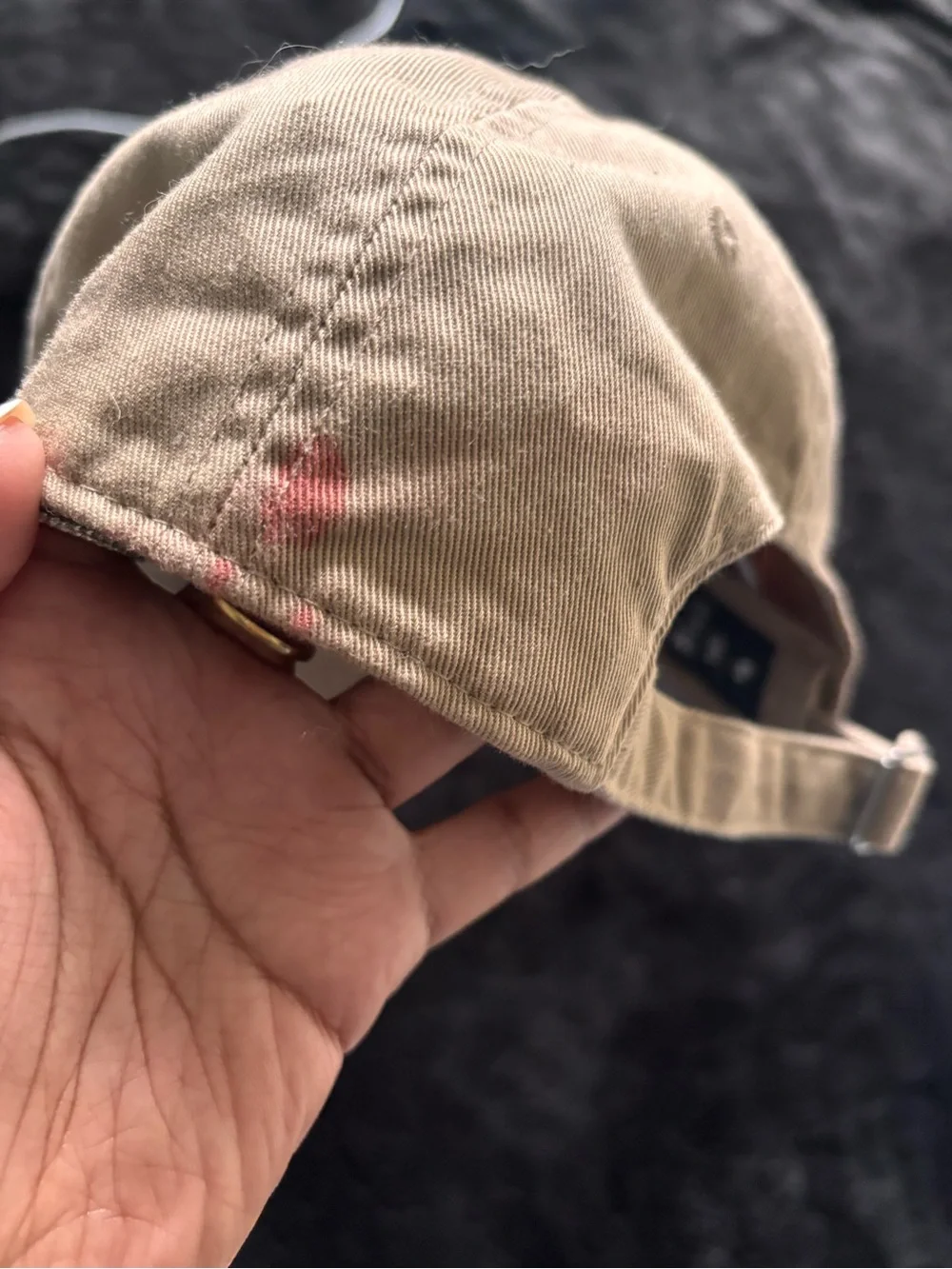 Nike Men’s Beige Cap with White Swoosh